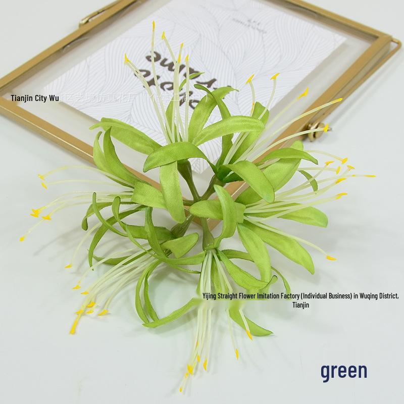 Lycoris Radiata and Zephyranthes Artificial Flower Arrangements for Indoor Decoration and Photography Props