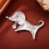 1 Stück Hundeform für Frauen Emaille Anamel Schmuck Geschenk Broschen Cartoon Hund Designer Brosche Pin Tropföl