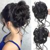 Scrunchies elegante cu coc dezordonat pentru femei - Postă de păr Updo Chignon sintetic ondulat ondulat, Purtare zilnică versatilă