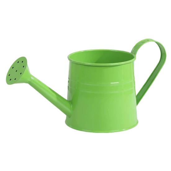 

Металлическая лейка для комнатных растений, лейка с широким горлышком, деревенская ваза для цветочной композиции с ручкой для балкона, офиса, гостиной зелёный