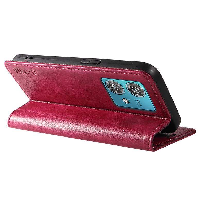 YIKATU YK-006 Für Motorola Edge 40 Neo 5G Fall Magnetische Flip Folio Leder Brieftasche Telefon Abdeckung