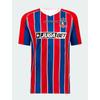 New Jersey Schnelltrocknend 3D Sport 26 Retro Auswärtsfußballtrikot Rot Blau Gestreiftes Fußballhemd für Herren & Damen