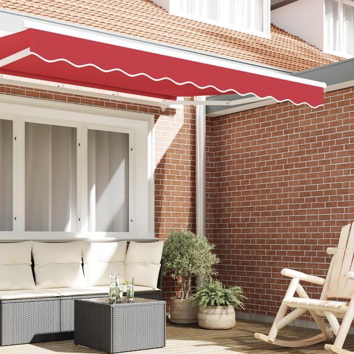 VidaXL bandeau de store pour cadre de 3 m rouge 2.8x0.2 m 42000793