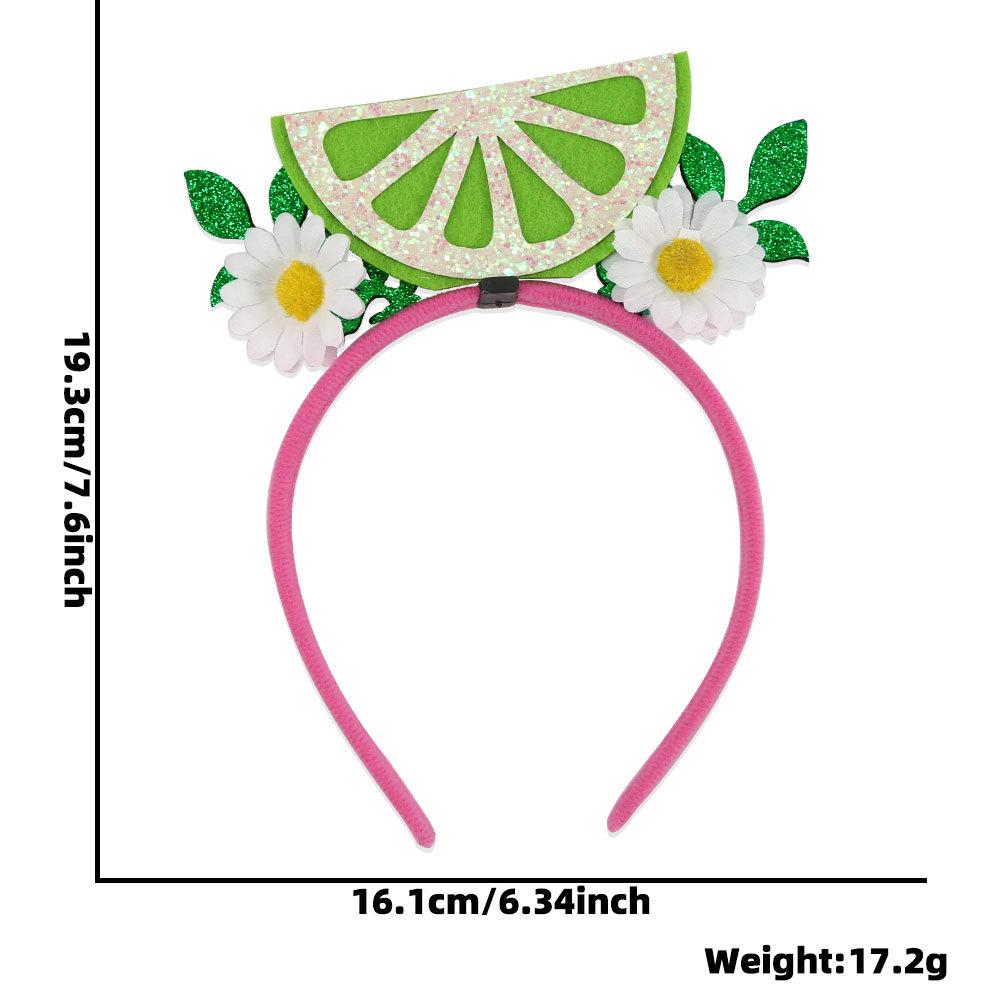 Children Party Headband Photo Prop Headpiece Flamingo Leaf Flower Design Lightweight Durable Flexible Material Suitable for Kids