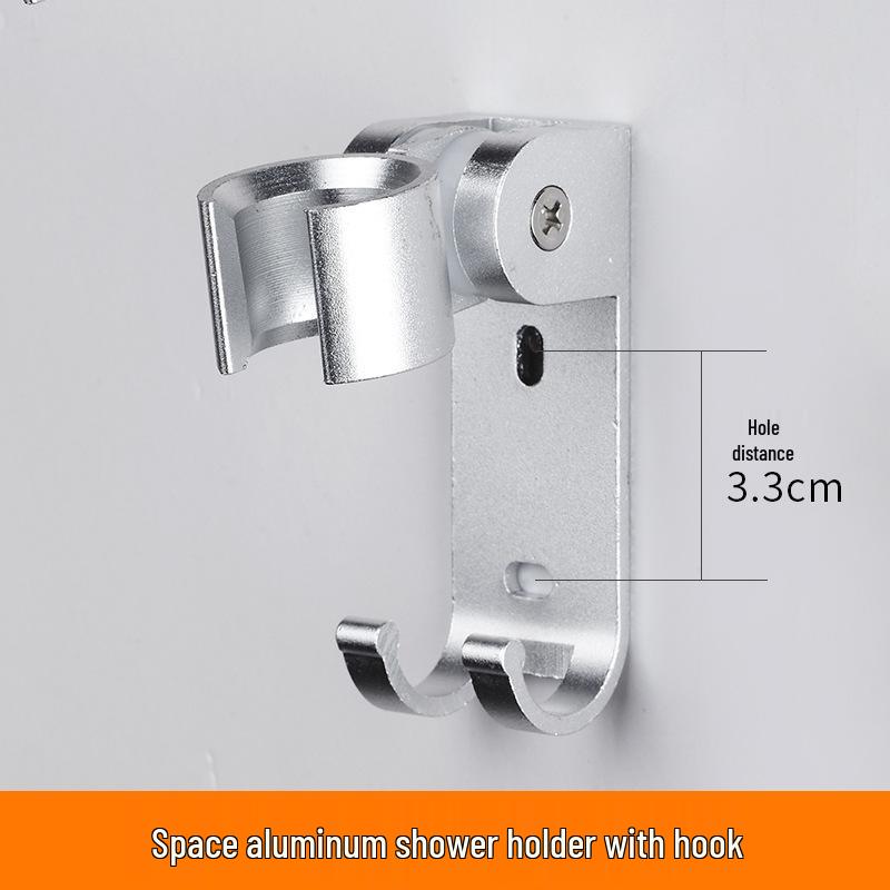 Drill-Free Shower Head Bracket: Bathroom Accessory