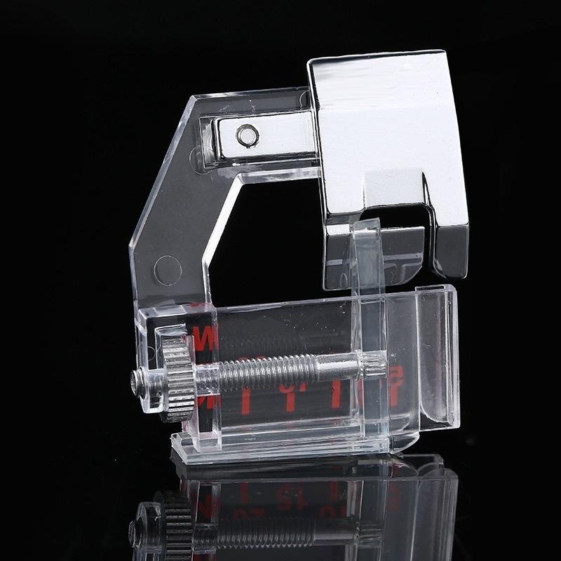 1pcs Multi Functional Zipper Bag Fabric Strip Presser Foot, Home Electric Sewing Machine Accessory, Sewing DIY Edging Zipper Universal Presser Foot
