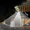 279LED Solar Motion Lights Solar Street Light with Remote Control Dimmable Waterproof Decoration Lighting for Garden