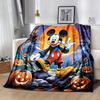 1pc Mickey Halloween Printing Blanket - Soft, All-Season Throw for Office Blanket,  | Personalized Gift with Adorable Cartoon Design