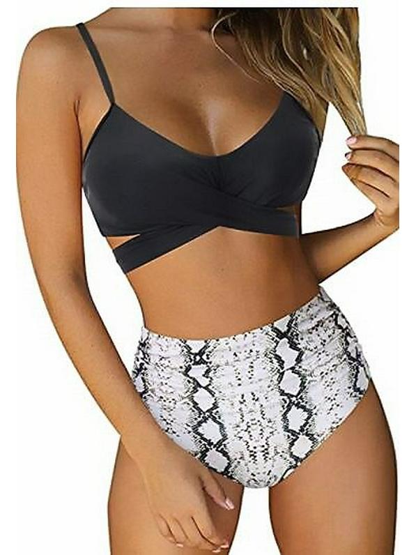 2023 Sexy Sleeveless Backless Split Swimsuit Bikini for Europe & America