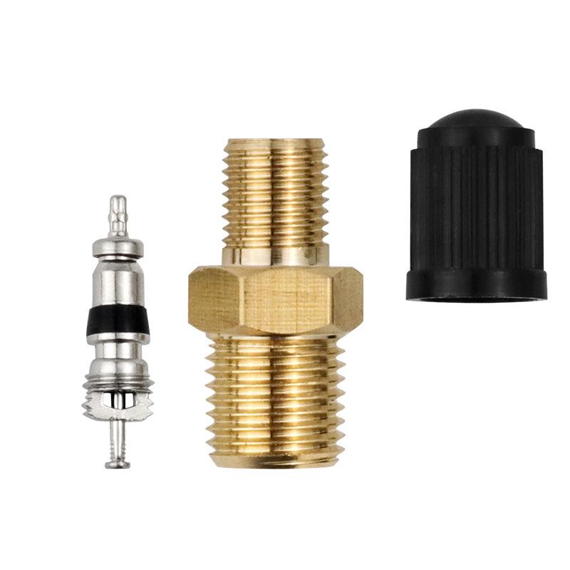 Pressure Tank Valve: Threaded Air Stem with Built-in American Core for Filling and Storage