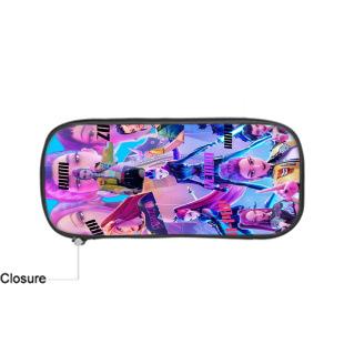 Huntrix Kpop Printing Peripheral Soft Pencil Bag Witch Hunter School Student Pencil Stationery Case