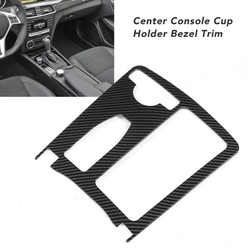 Car Center Console Cup Holder Bezel Trim 2046800307 for Mercedes-Benz C‑Class W204 2007 2008 2009 2010 2011 2012 2013 2014