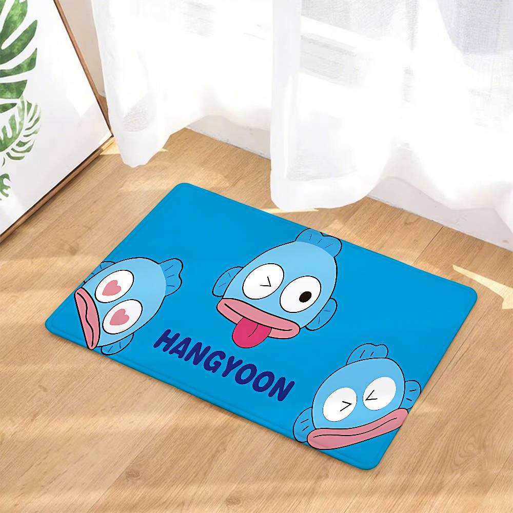 H-Hangyodons Entry Door Floor Mat Festive Decorations Carpet Bathroom Anti-slip Mat Entrance Doormat