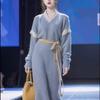 Super Good-looking High-end Exquisite Knitted Sweater Dress Women's Early Autumn New Models