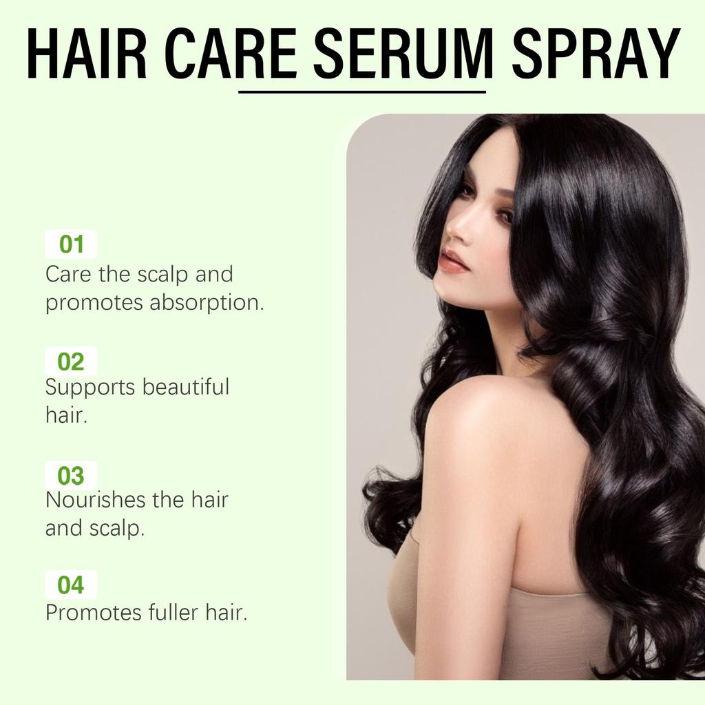 Hair Growth Spray Deep Moisturizing Hair Care Nourishes  , Hair Loss And Volumizes Hair  ,60ml  ,