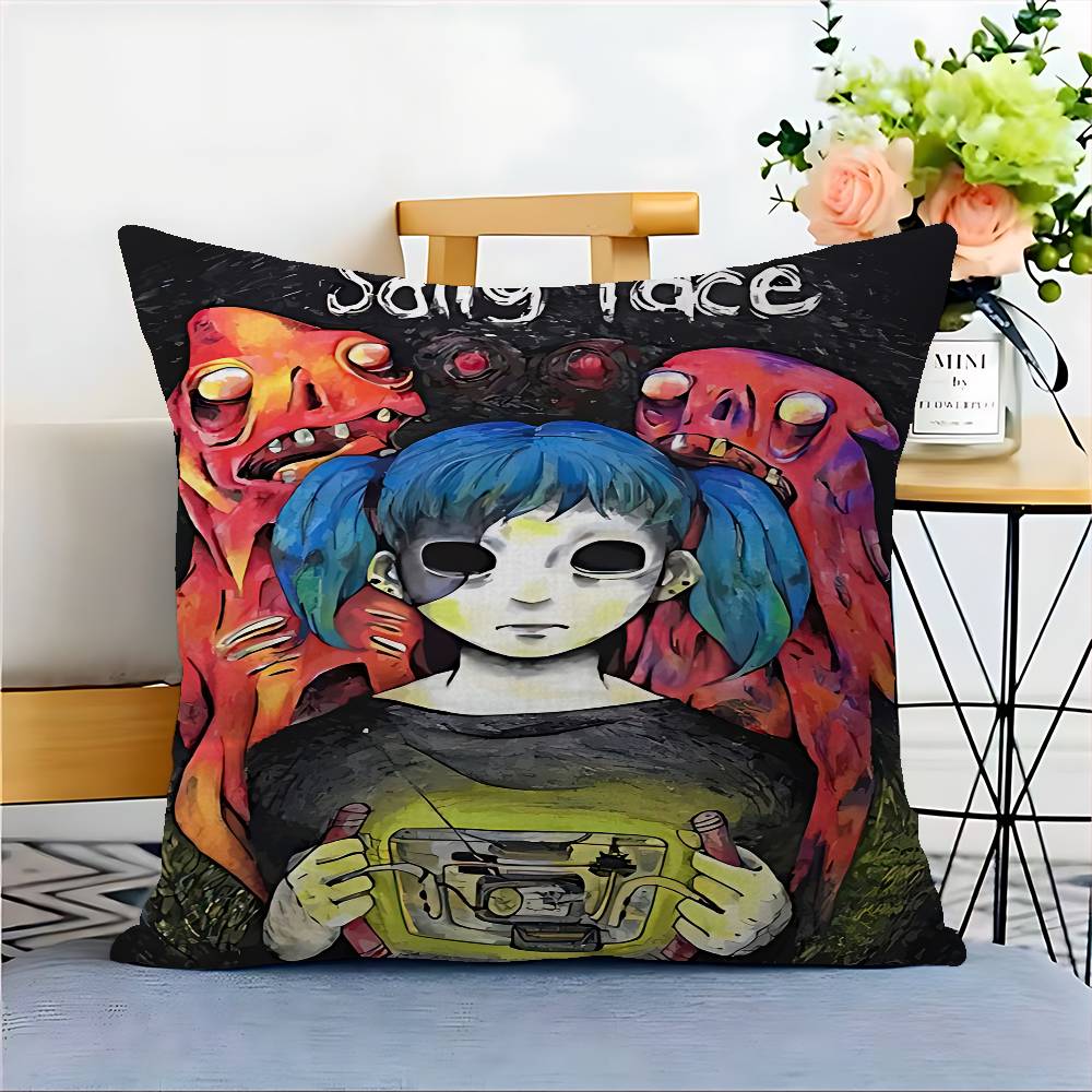 Game S-Sally Face Pillowcase Toon Gift Cushion Cover Bedroom Home Sofa Chair Seat Decor Pillow Case