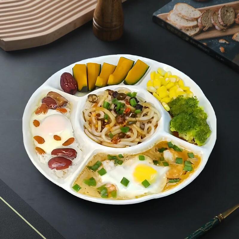 Lygil Ceramic Divided Serving Plate