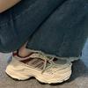 Campus Popular Red Dad Shoes Women 2025 Spring and Summer New Thick-soled Heightened Mesh Breathable Fried Street Sneakers