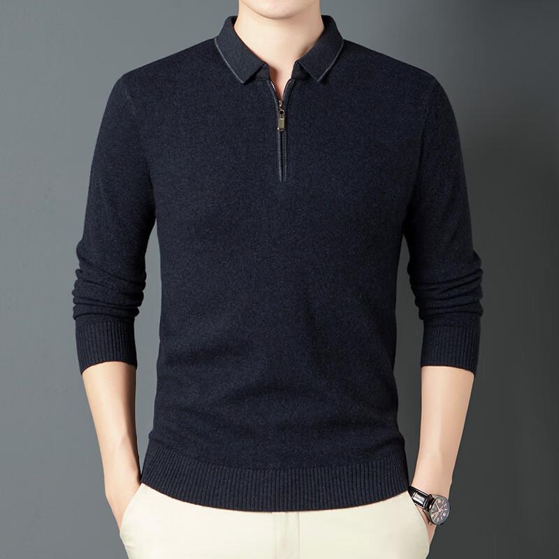 Firstview Men s Fine Wool Long Sleeve Pullover Sweater 2XL