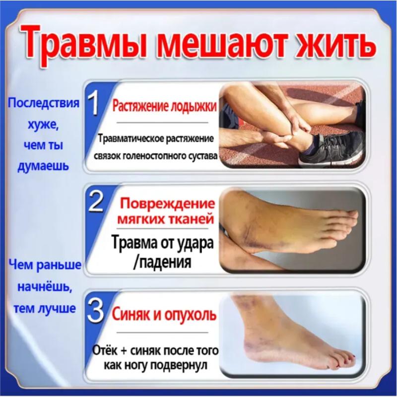 Ointment for bruises and sprains with pain relief