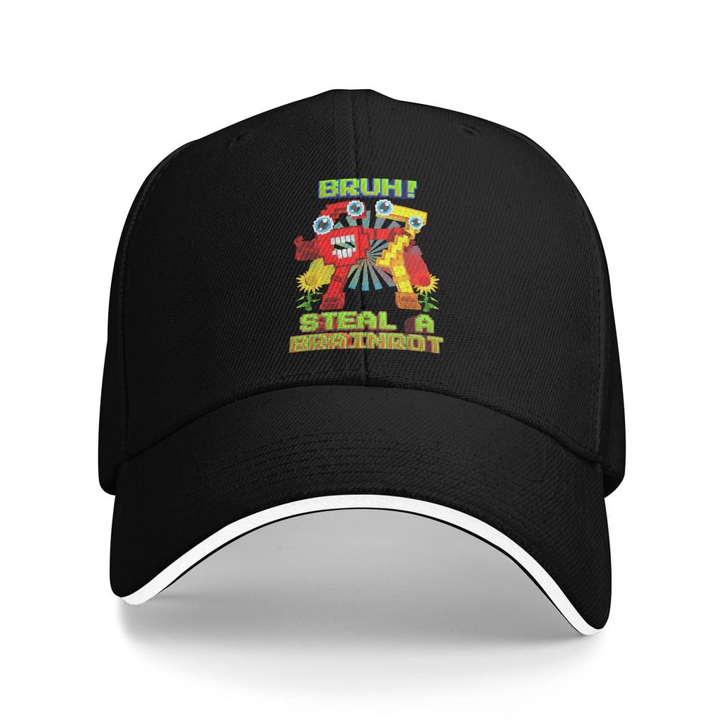 Haunted by Meme Halloween Pumpkin Baseball Cap Fashion Sandwich Hats Unisex Breathable Caps Hat Sport
