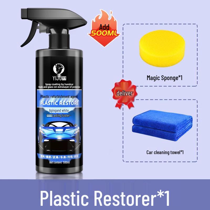 Plastový renovátor a leštidlo interiéru auta - Černý vosk na palubní desku