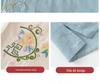 Summer Embroidered Two-Piece Home Set for Mature Women - Thin Cotton & Linen