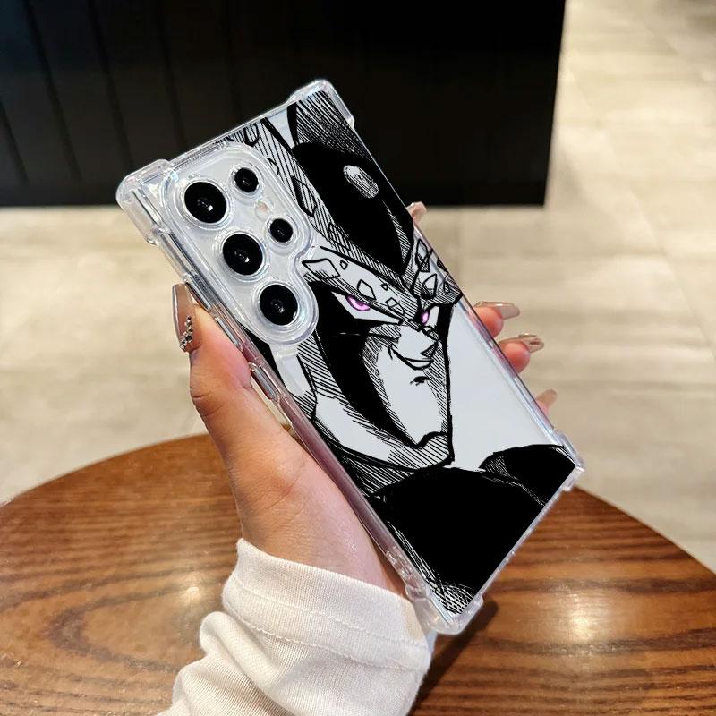 

Dragons Balls God Goku Cell Anime Phone Case For Samsung Galaxy S25 FE S26 S24 S23 S22 S21 S20 Ultra S26 Plus S25FE Clear Cover Galaxy S23 Plus