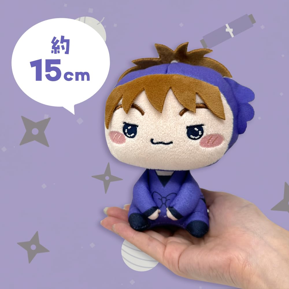 Nintama Rantaro the Movie: Dokutake Ninja Corps Strategist Mochipiko Plush Toy, 6th Edition, Mascot with Toy Diamond (Raizo Fuwa)