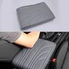 Universal Car Center Console Armrest Box Pad Cushion Cover Mat Arm Rest Protection Gray PU Leather