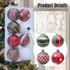 8 Christmas Ball Decorations 6 Cm Baubles for Festive Gatherings and Anniversaries