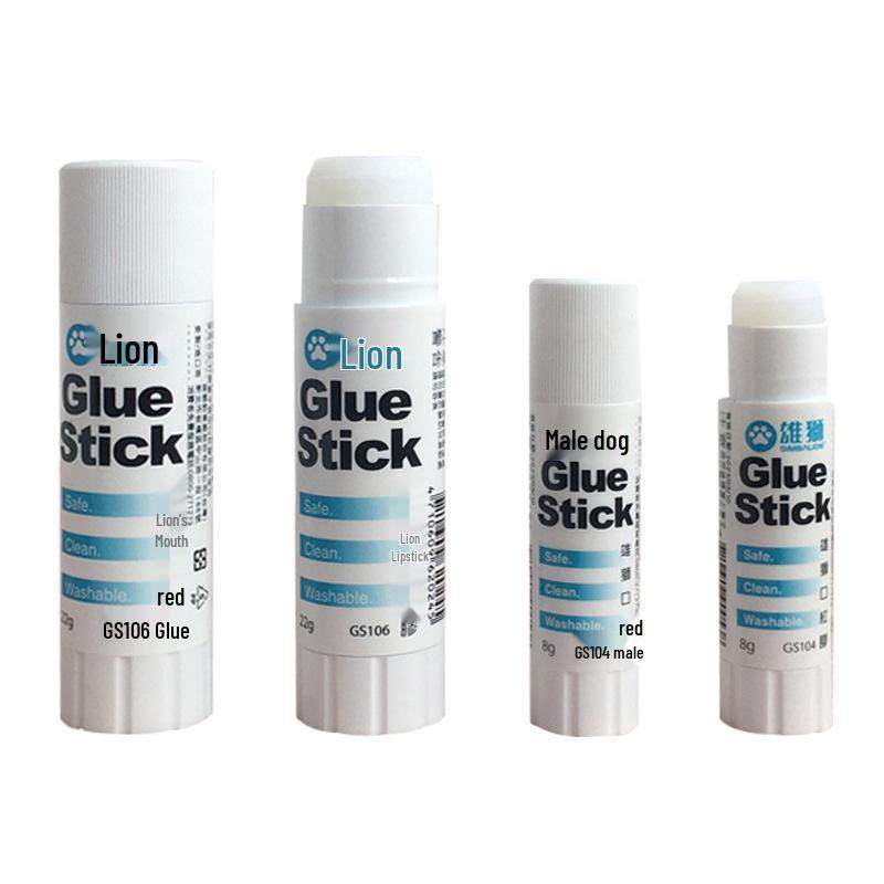 

Taiwan Male Lion Rotary High Viscosity Lipstick Glue Stick 8g/22g - Student Adhesive 8g Single Pack