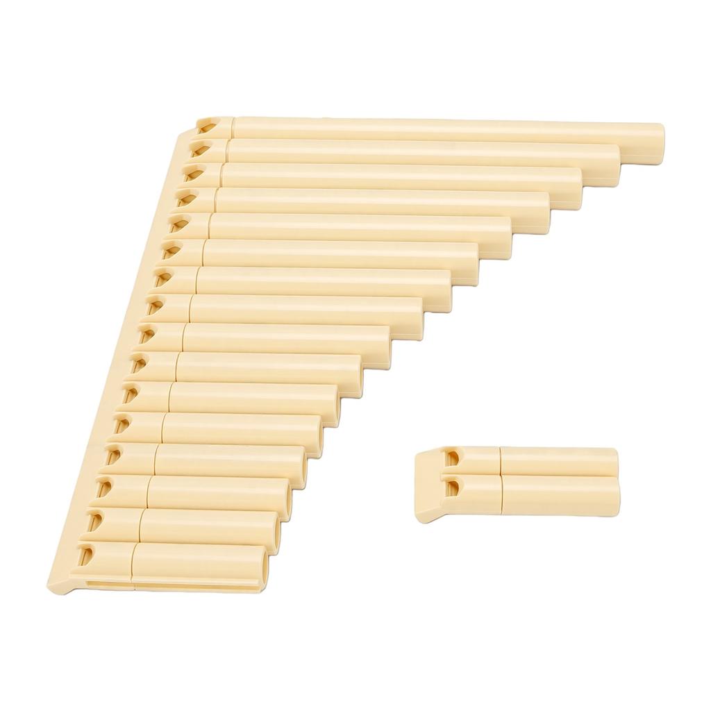 16 Pijpen C Toets Panfluit Traditioneel Chinees Instrument Heldere Klank Panfluit Voor Beginners Professionele Muzikanten Beige