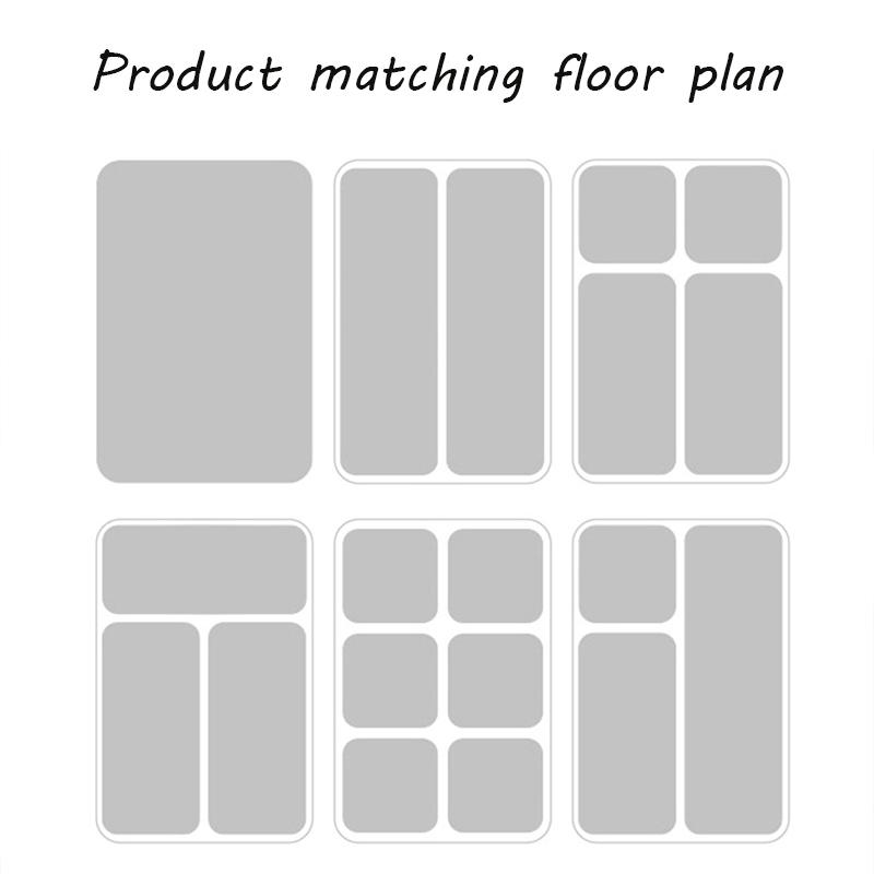 Transparent Box Storage Organizer Desk Plastic Container Drawer Organizer Table Jewelry Box Makeup Organizer Boxes