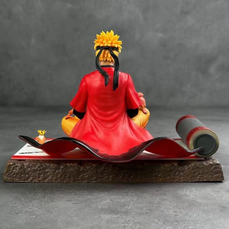 Heiße Naruto Anime Figur Naruto Action Figur Sitzt in Meditationshaltung Statue Bildschirm Dekoration Sammeln Anime Spielzeug Geschenke