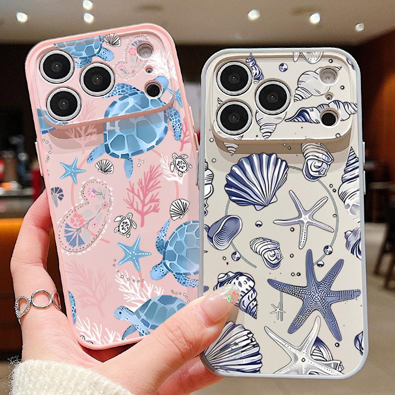 Shark Whale Pattern Case For iPhone 17 Pro Max Magnetic For Magsafe Hybrid Slim Matte Cover For iPhone 16 15 14 13 Pro Max