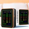 Air Quality Pollution Meter HCHO TVOC CO CO2 PM2.5 PM10 Temperature Humidity Meter with Buzzers Tester Color Display