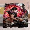 Jujutsu Kaisen Flanelldecke Ultra Weich Warm Überwurf Plüsch Gemütlich Sofa Bett Leicht Heimdekoration -QJY