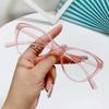 Anti Radiation Eyeglass Cat Eye Blue Light Blocking Glasses Replaceable Lenses Trendy Vintage Fashion Eyewear