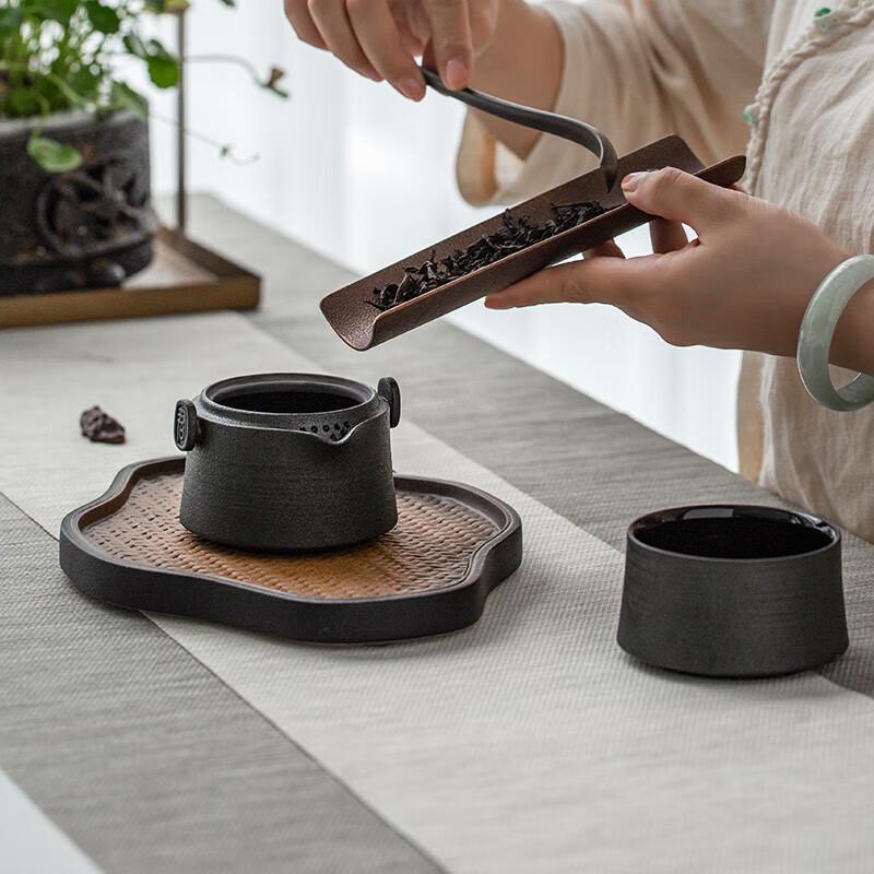 Edenus Coarse Pottery Travel Tea Set