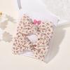 2pcs/set Cute Cotton Print Flower Prints Bow Hair Clips Baby Girls Summer Bowknot Hairgrips Barrettes Headwear Hair Accessories