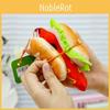 Hot Dog Simulated Plush Toy Cartoon Doll Keychain Backpack Pendant Gift Holiday