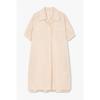 Two Pocket Volume Sleeve Shirt Collar Dress  9105241204 