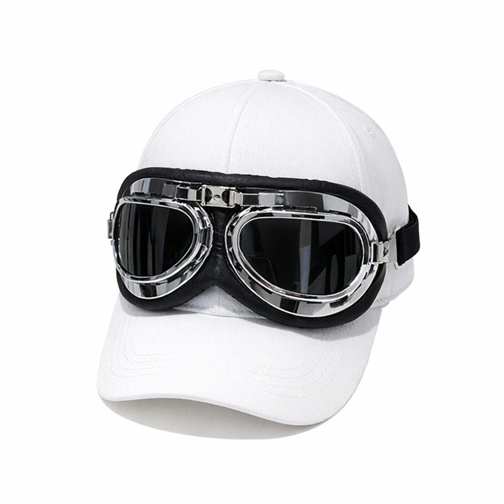 Vintage Baseball Cap With Sunglasses Washed Cap New Dad Hat Summer