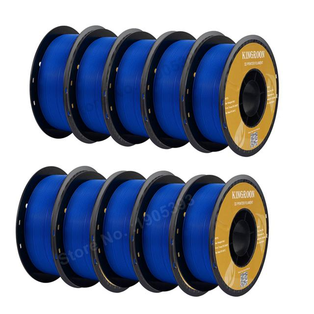KINGROON PETG 3D Printer Filament 1.75mm 5KG 10KG Mix Color 3D Printing Material 1kg/roll PETG Plastic For FDM 3D Printer