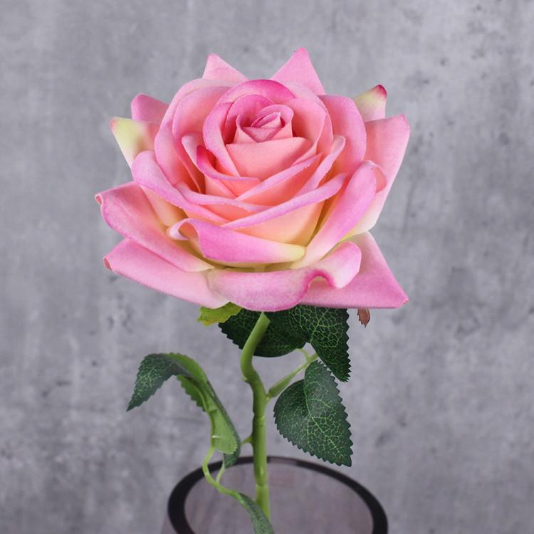 

Бархатные Красные Розовые Розы Ветки Имитация Цветов Бар Кафе Декорация Искусственный Цветок Поддельная Роза el Украшение Стола Растение