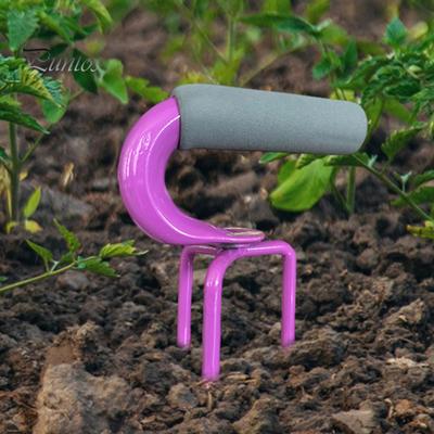 Garden Twist Cultivator Easy Assembly Steel Hand Tiller Lawn Aerator Soils Manual Twist Tiller Gardening Tool