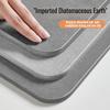 Diatomite foot mat hard mat diatomite hardboard bathroom floor mats bathroom absorbent non-slip mat quick-drying doormats