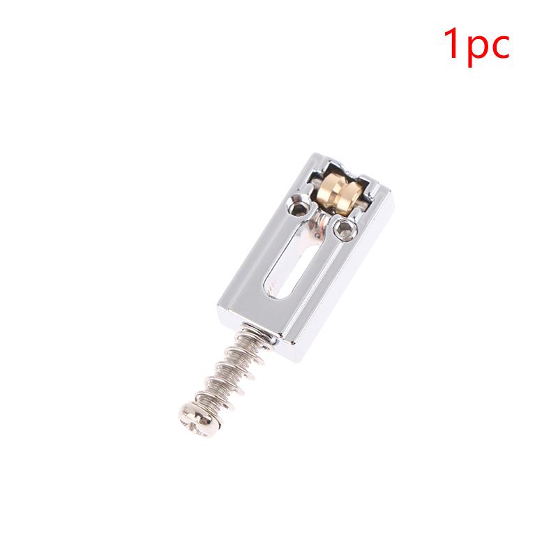 1/6Pcs Zinc Alloy Electric Guitar Roller Bridge Tremolo Saddles For Electric Guitar Replacement Bridge Saddle Set