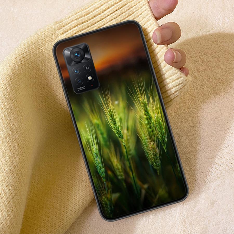

Mature Wheat Grains Phone Case For Redmi Note 13 14 15 Pro Plus 12 13C 12C 15C 9 10 10C 9T 9C 9A TPU Soft Cover Clear Cell Cases Redmi Note 15 Pro 4G